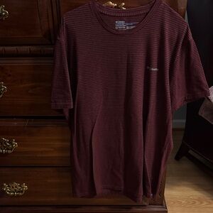 Columbia Men’s Burgundy Ribbed Crewneck Sweater